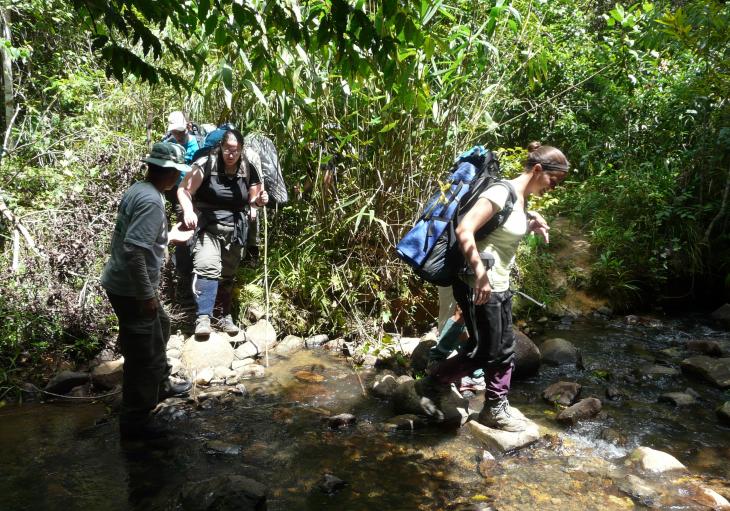 trekking and hiking from Da Lat to Tuyen Lam and Chicken Village